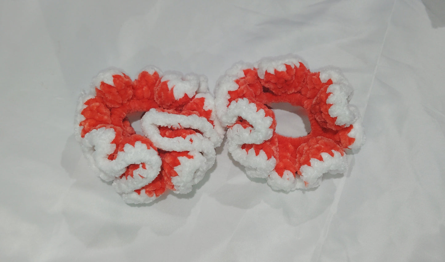"Orange scrunchie"